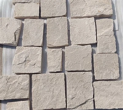 Revestimento de pedra solta em formato de castelo JRSC-064