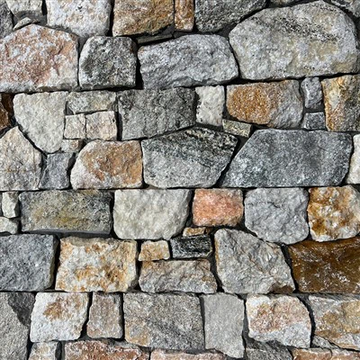 Fachada de parede de pedra natural de quartzito multicolorida JRN-602